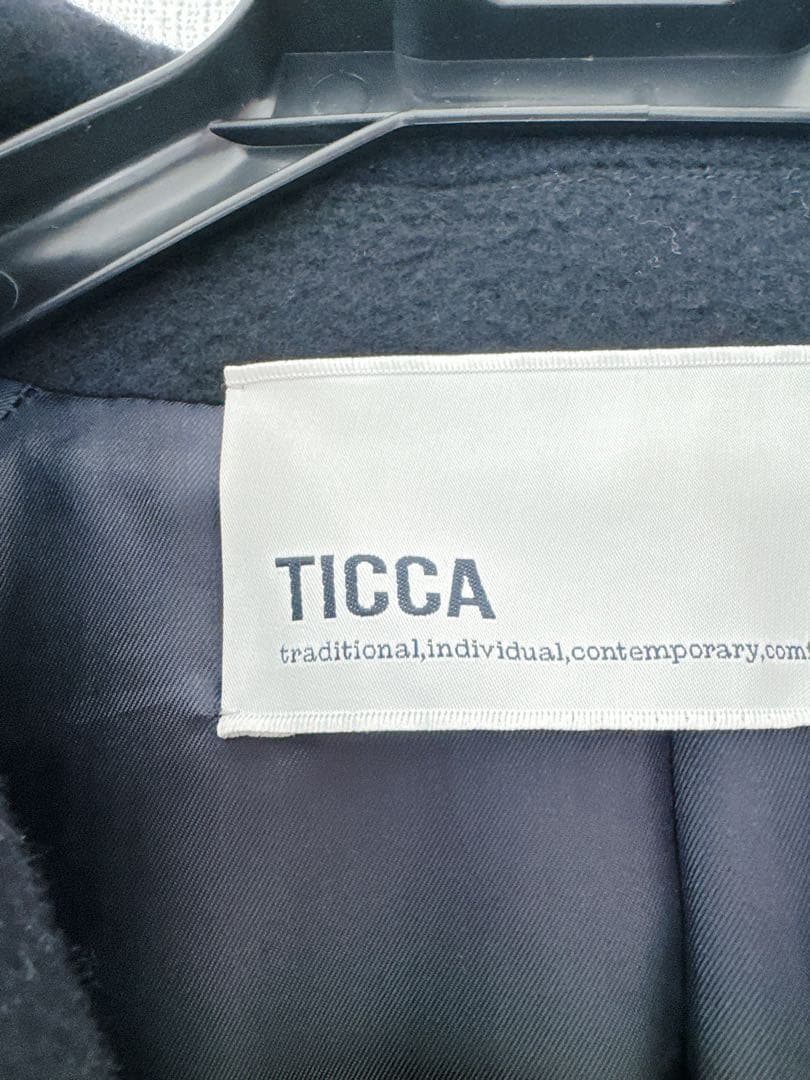 【新品タグ付き】TICCAティッカ　ピーコート ネイビー
