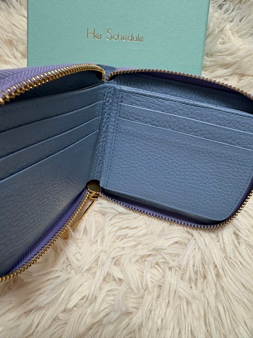 美品♪Her Schedule ハースケジュール二つ折り財布 イブニングスターズ