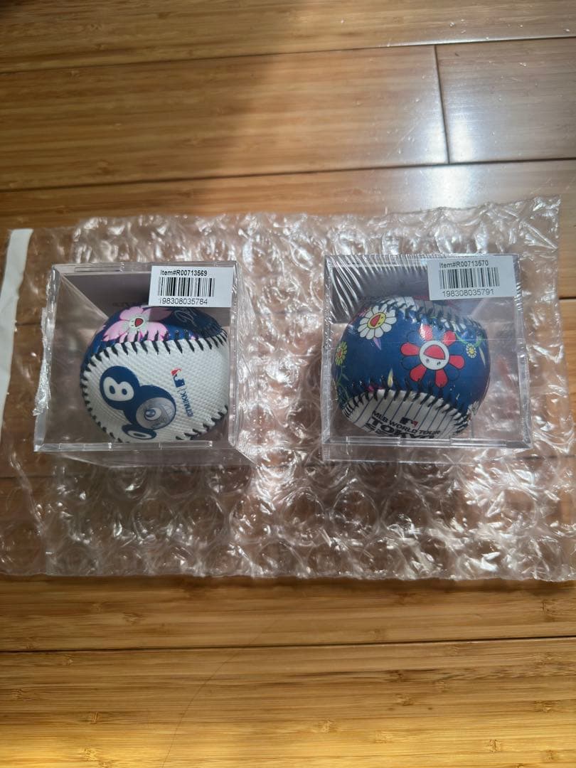 村上隆 MLB Tokyo Series ドジャース&カブス ボール　2個セット