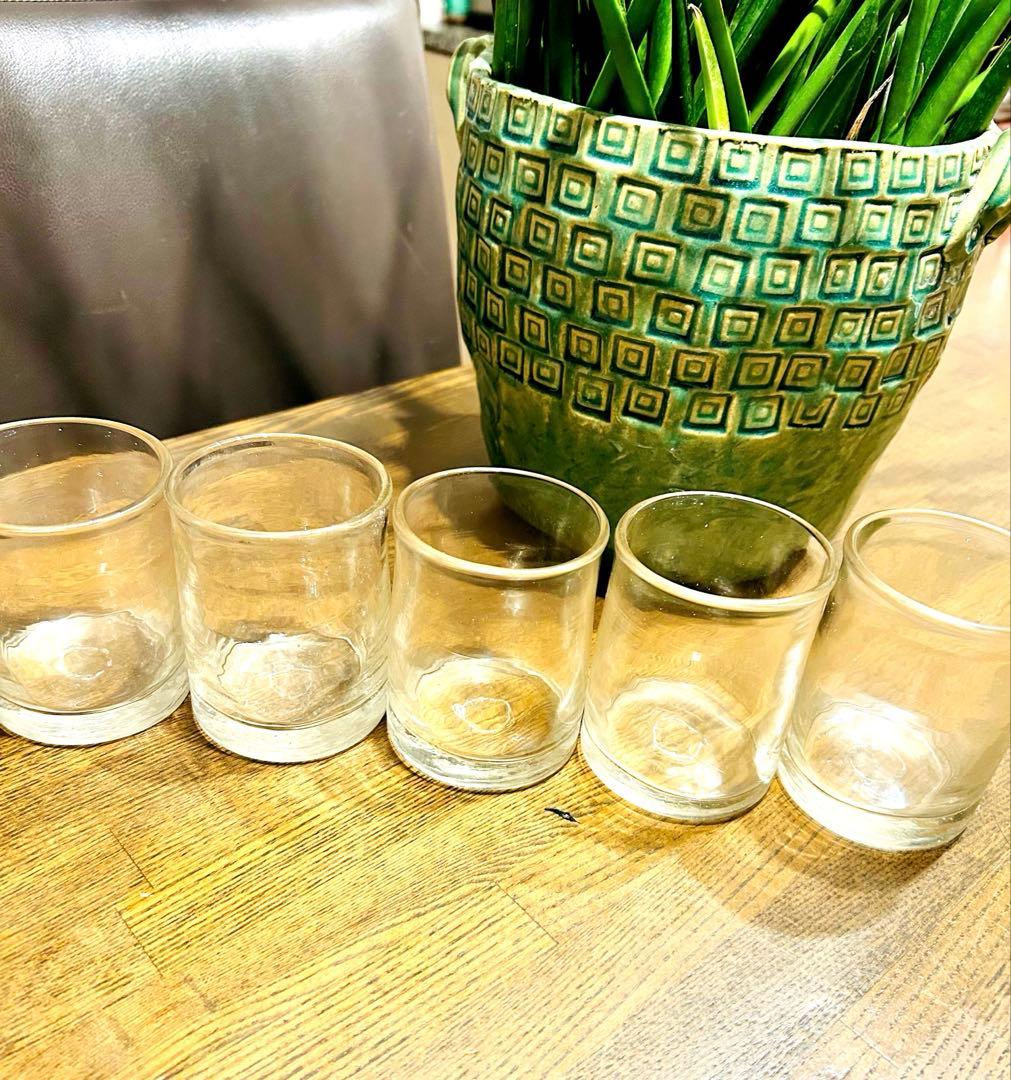 安土忠久さん　ウィスキーグラス　5個