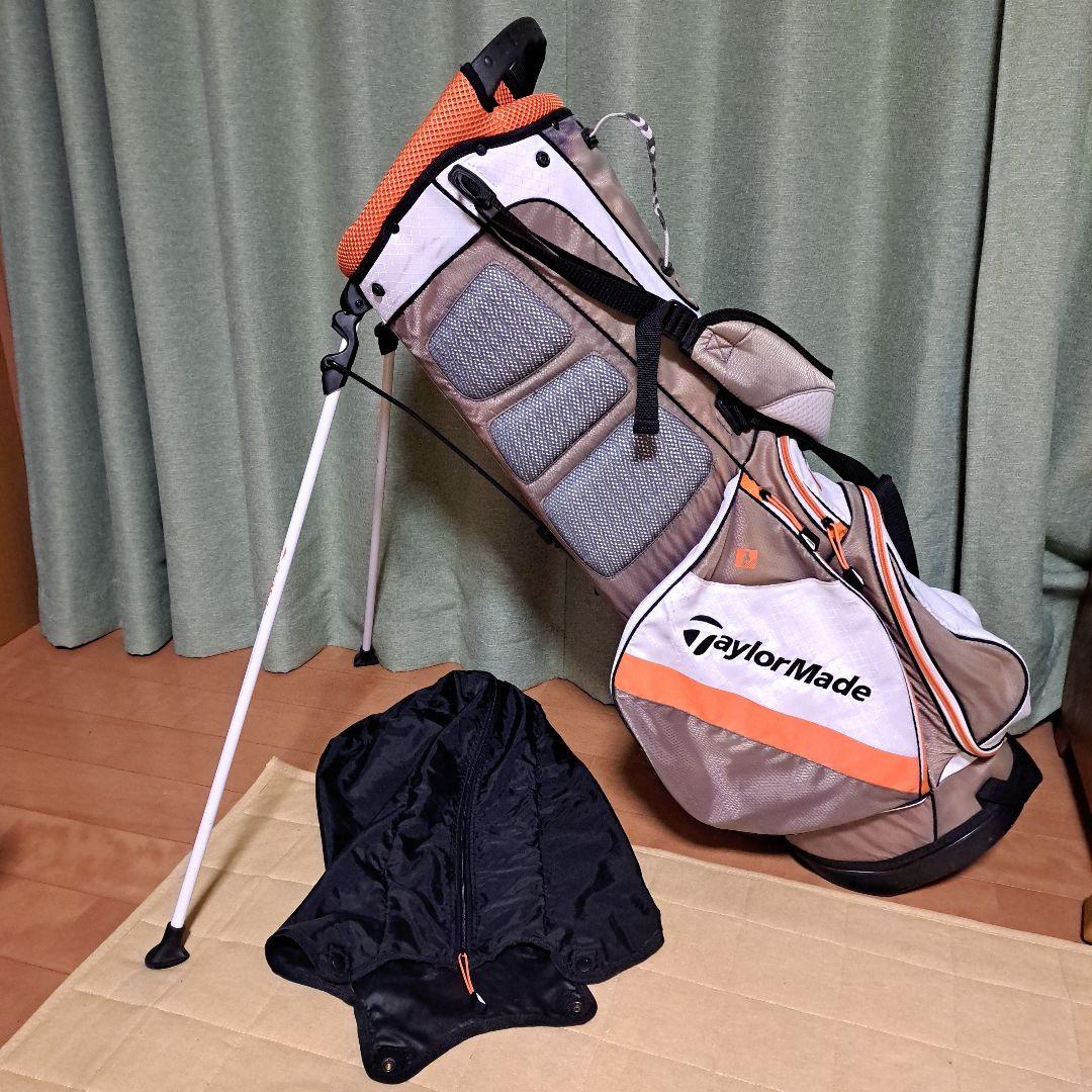 TaylorMade スタンド付きゴルフバッグ.フード付き.9.5インチ。