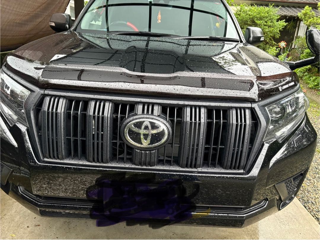 プラド　後期　マッドブラックエディション　純正　フロントグリル