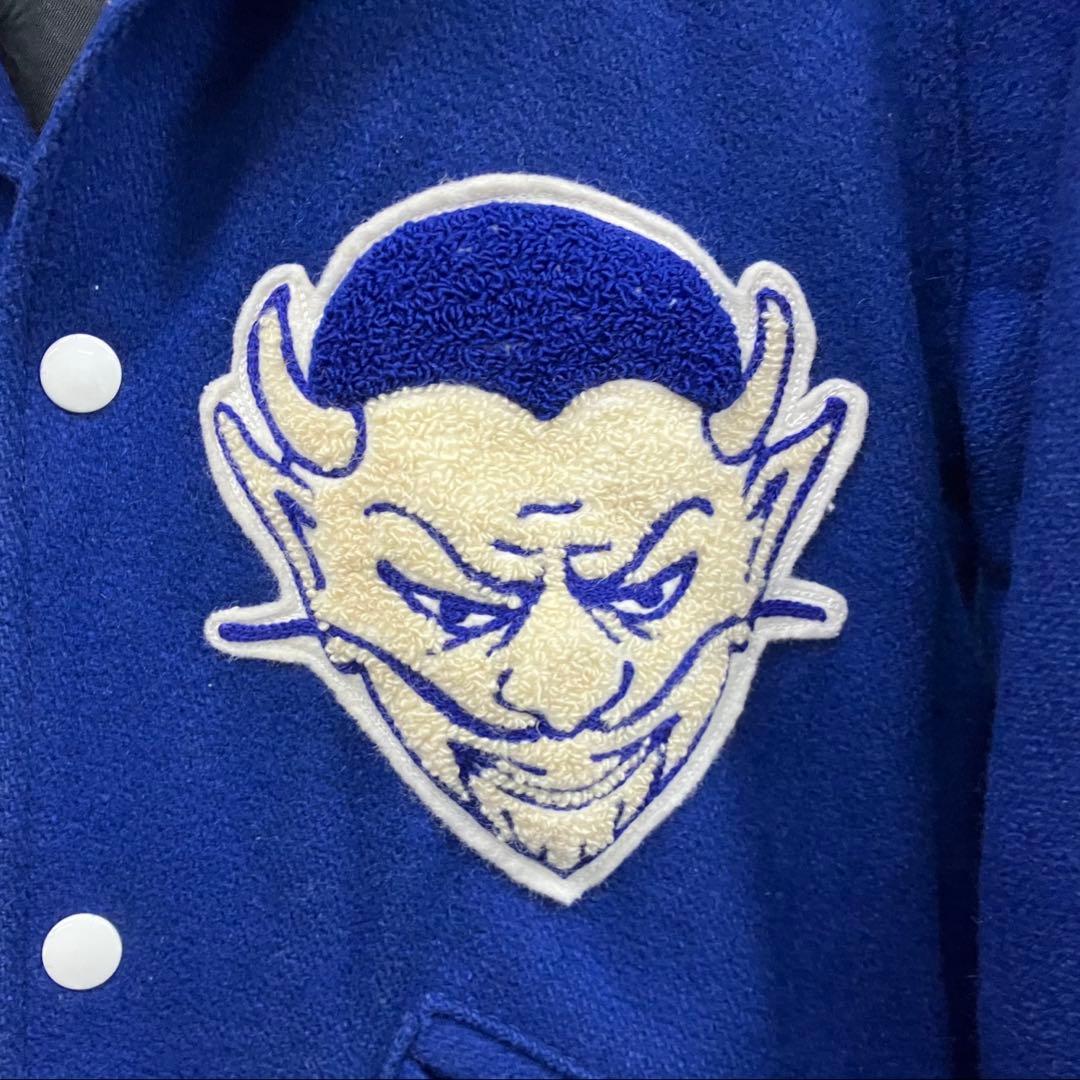 デロング ヴィンテージ スタジャン デビル 悪魔 varsity 襟付