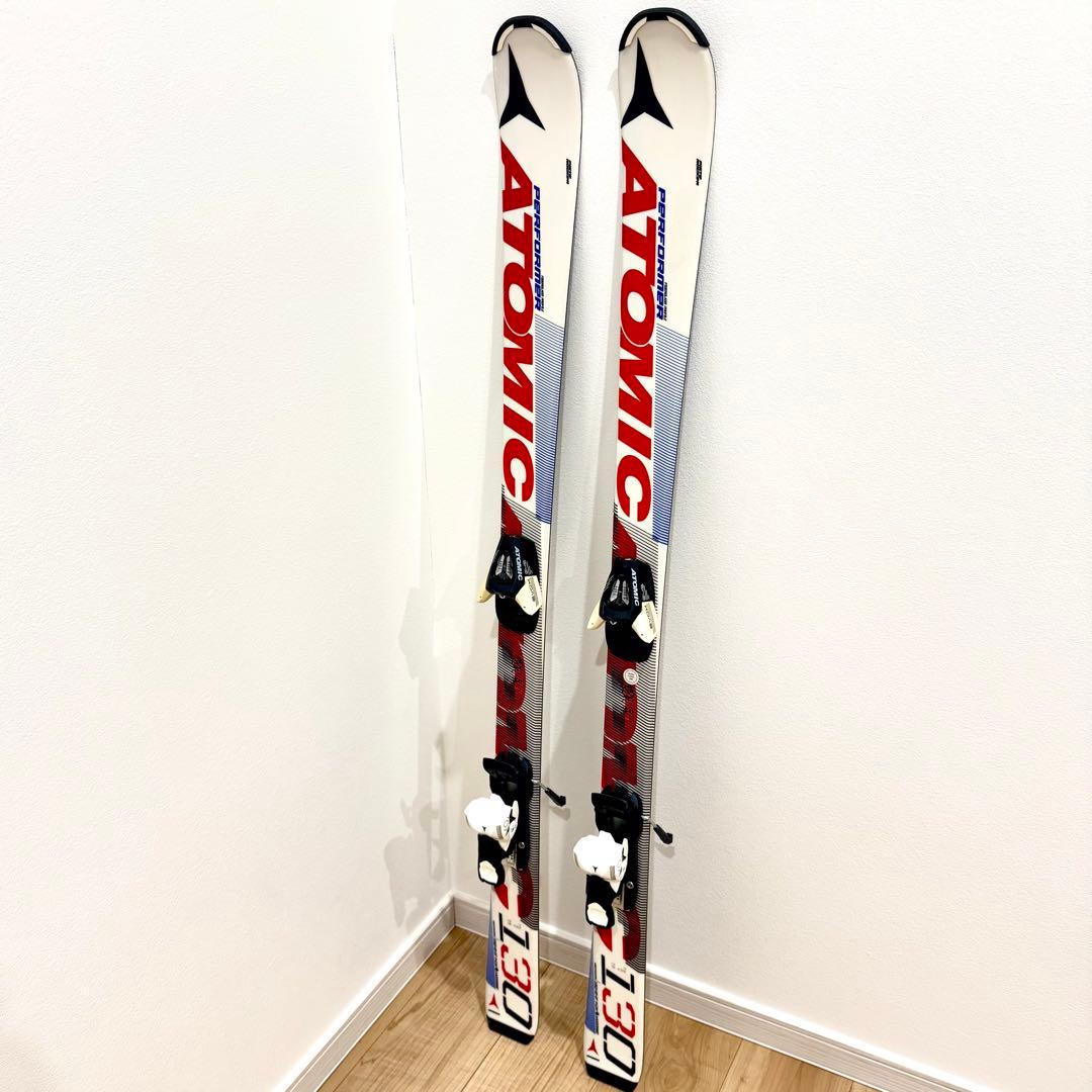 【美品】　ATOMIC performer 130cm スキー板　キッズ