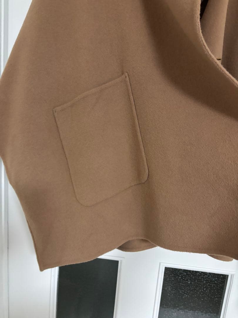 SLOBE IENA✨スタンドカラーダブルフェイスポンチョ