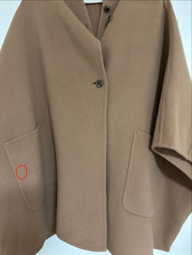 SLOBE IENA✨スタンドカラーダブルフェイスポンチョ