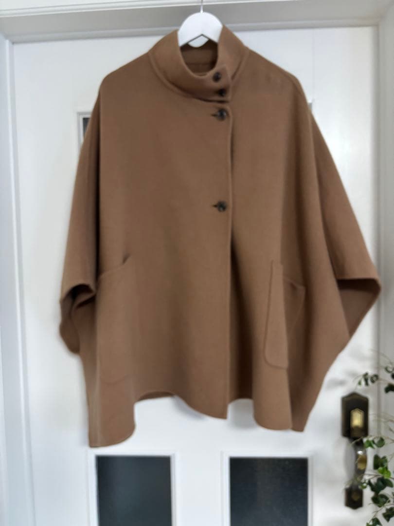 SLOBE IENA✨スタンドカラーダブルフェイスポンチョ