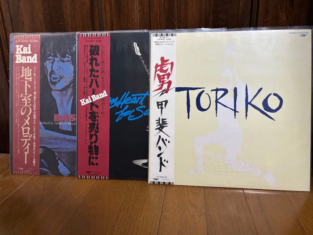 甲斐バンド・LPレコード　16タイトル+オマケ・1タイトル