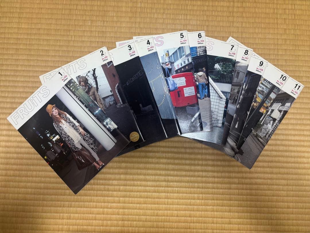 FRUiTS 2010年1月〜11月のセット