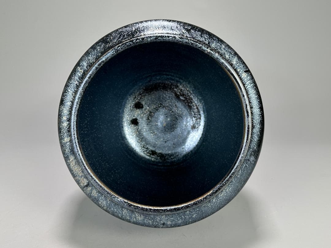 日本美術　佐々木禅　作　土面天目水指　水差　茶器　共箱付　茶道具　美品