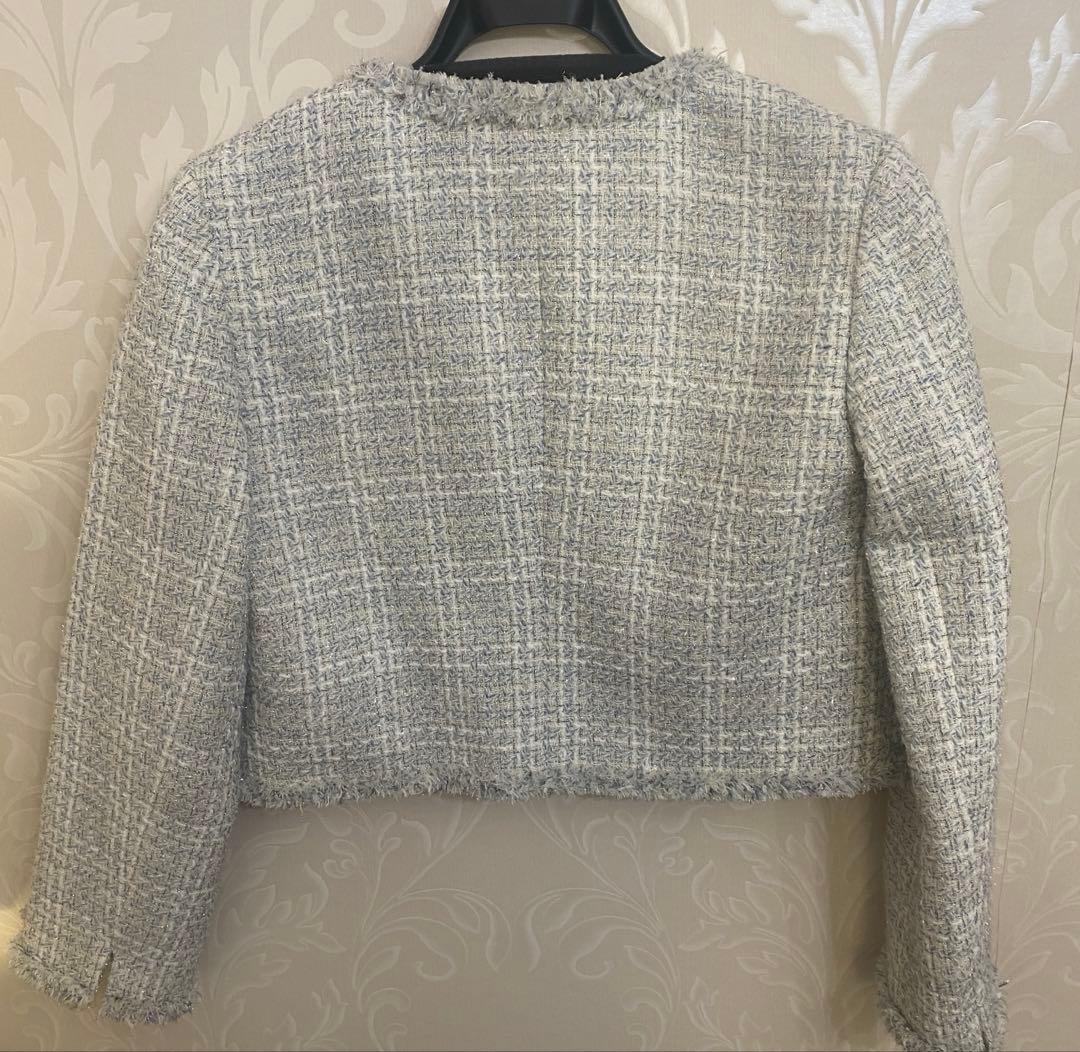 【美品】CELFORD ラメ ツイード ジャケット TISSUEルネ ANAYI