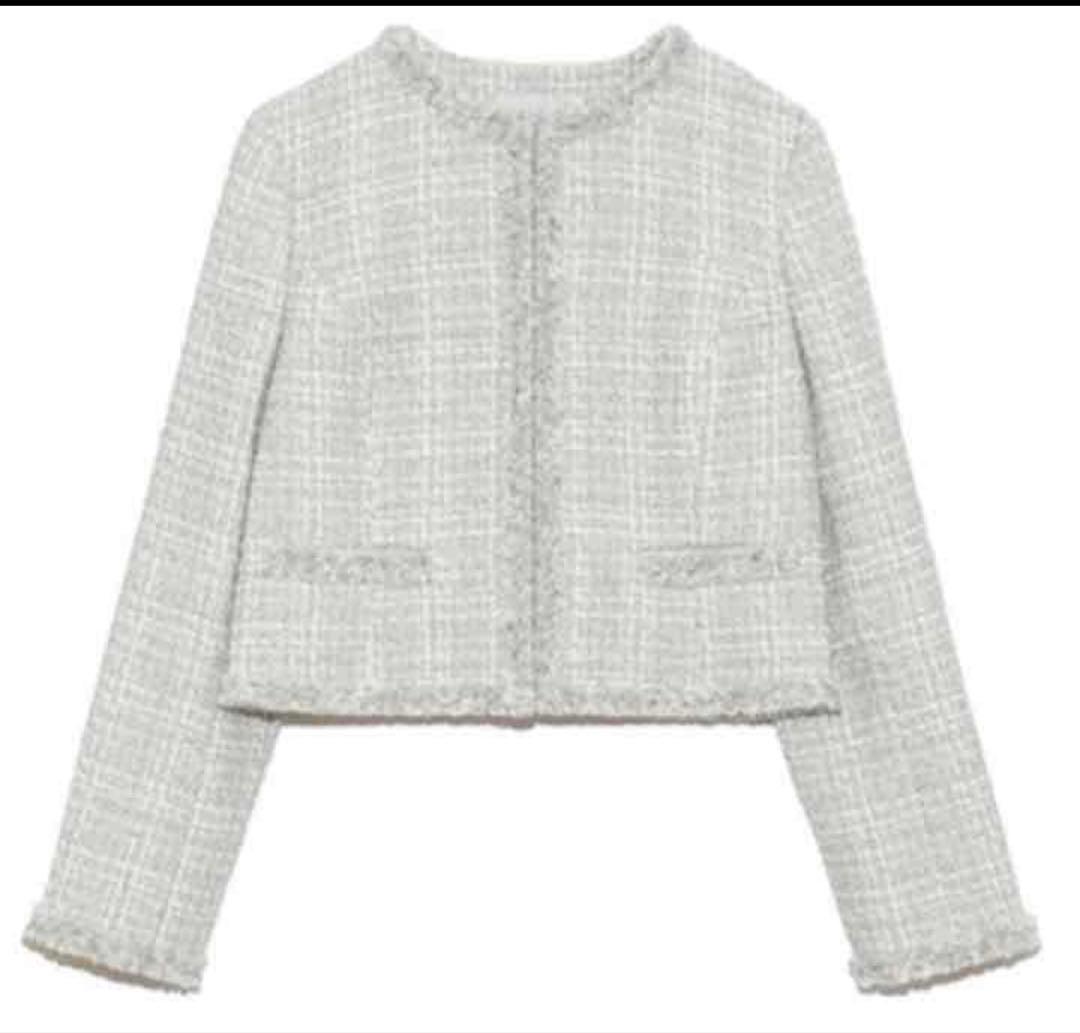 【美品】CELFORD ラメ ツイード ジャケット TISSUEルネ ANAYI