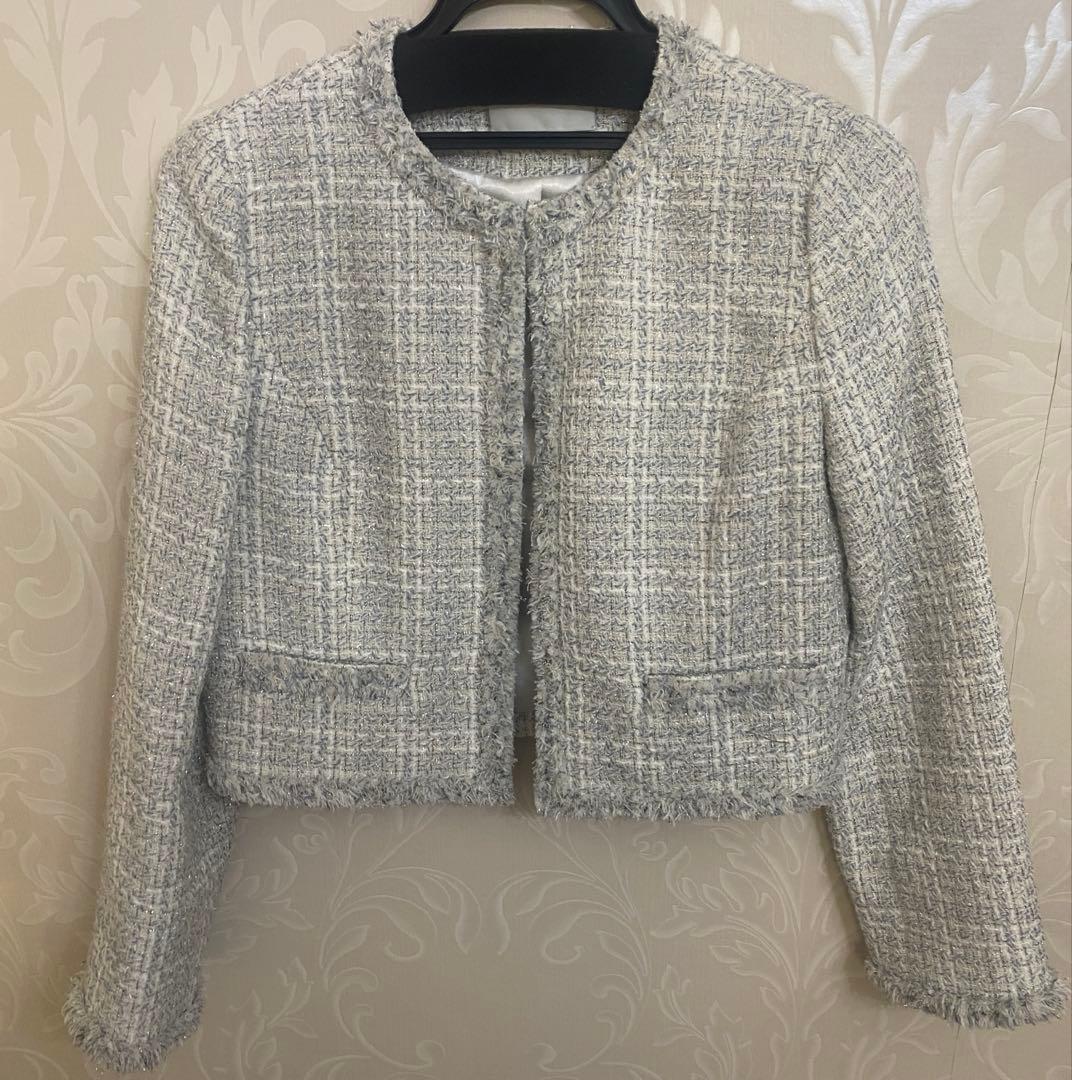 【美品】CELFORD ラメ ツイード ジャケット TISSUEルネ ANAYI