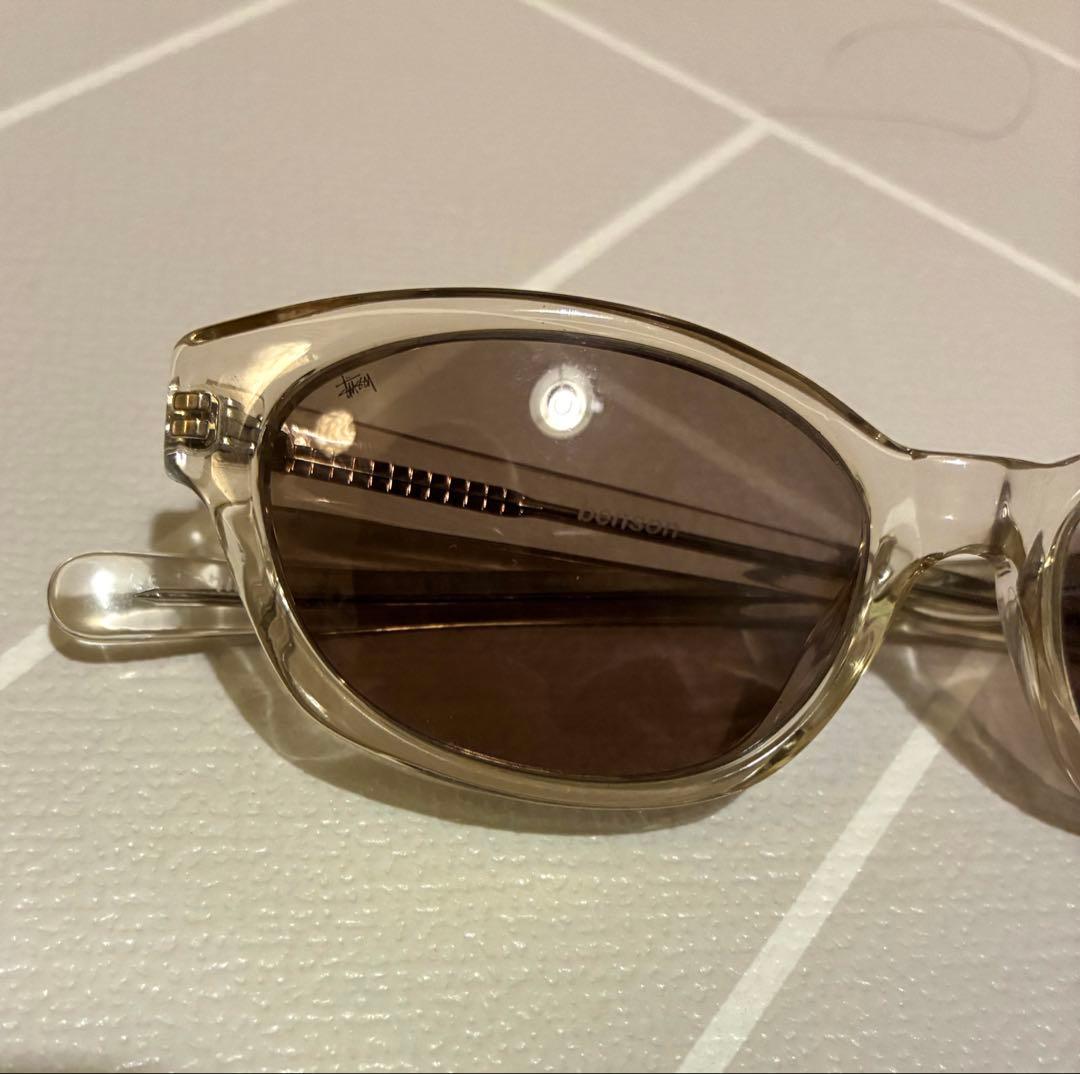 old stussy benson sunglass クリアフレーム