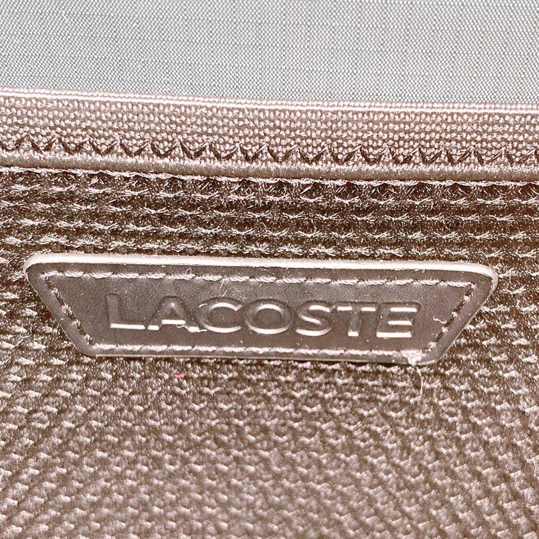✨美品✨ラコステ 幾何学模様 ショルダーバッグ フラップ メッセンジャー 総柄