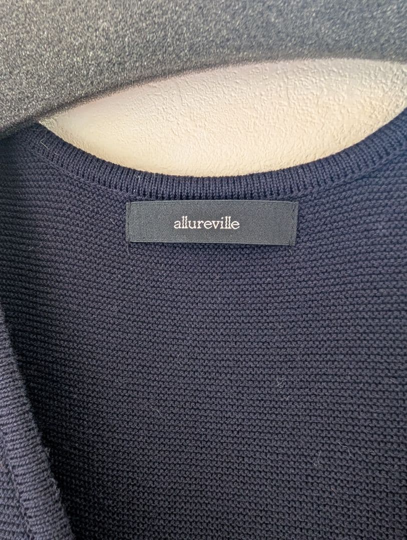 allureville セミダブルガーターニットジャケット