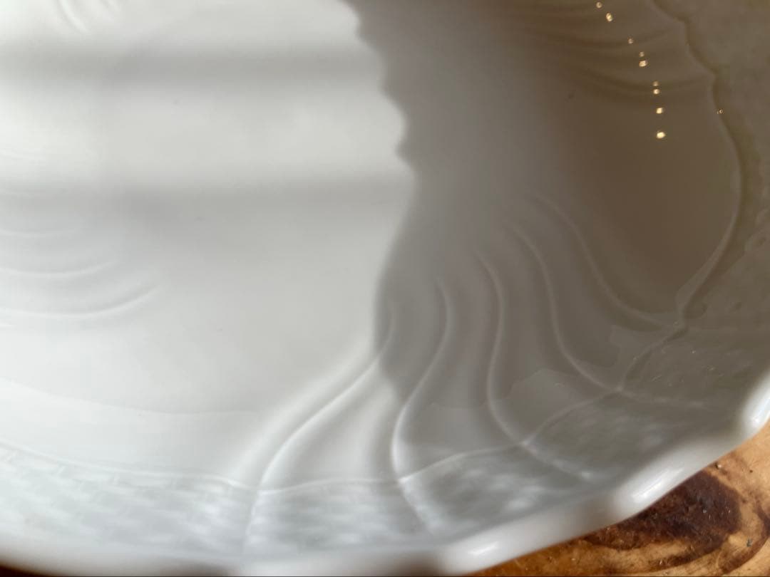 ジノリ　ベッキオホワイト　21ラウンド深皿×2