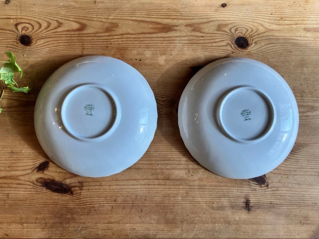 ジノリ　ベッキオホワイト　21ラウンド深皿×2