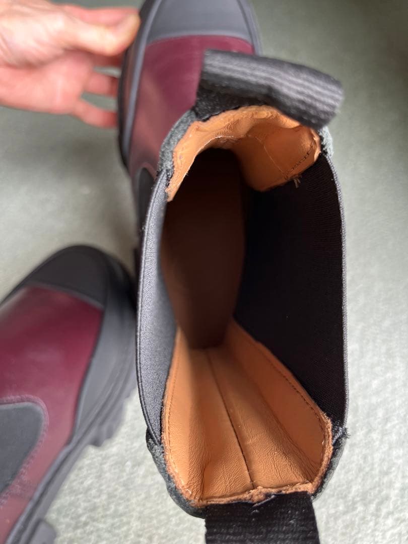 GANNI ガニー　カラーブロック　ショートブーツ　39