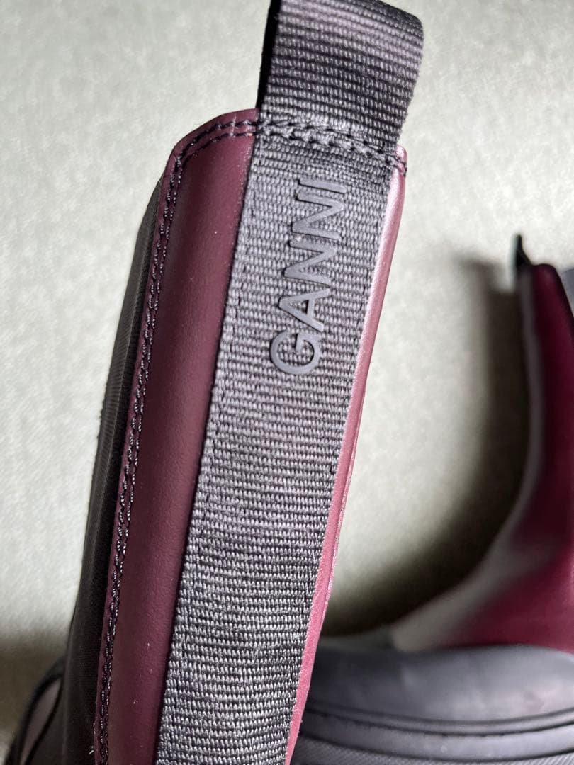 GANNI ガニー　カラーブロック　ショートブーツ　39