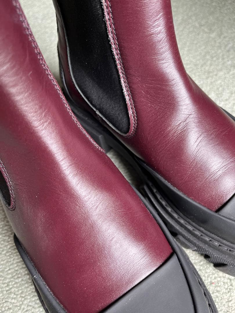 GANNI ガニー　カラーブロック　ショートブーツ　39