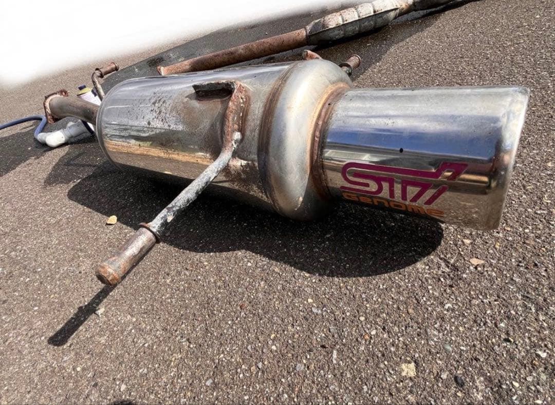 GDB GDA 涙目　C型　STIゲノムマフラー