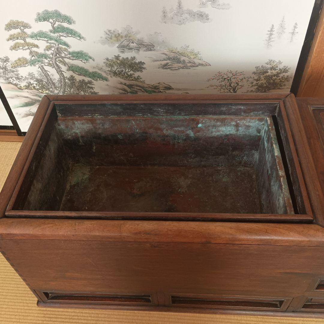 ★希少★ 関東火鉢 長方形 レトロ 骨董品 レア 送料込み