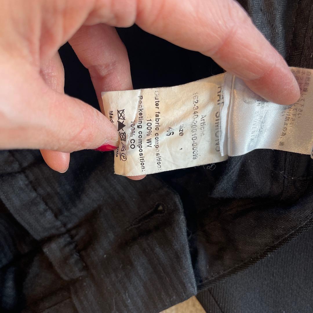 RAF SIMONSラブシモンズ黒パンツサイズ46