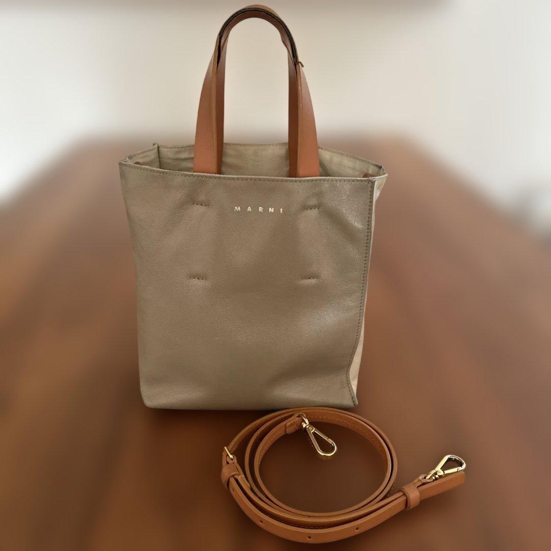MARNI ミュゼオ ハンドバッグ2way ショルダー マルチカラー