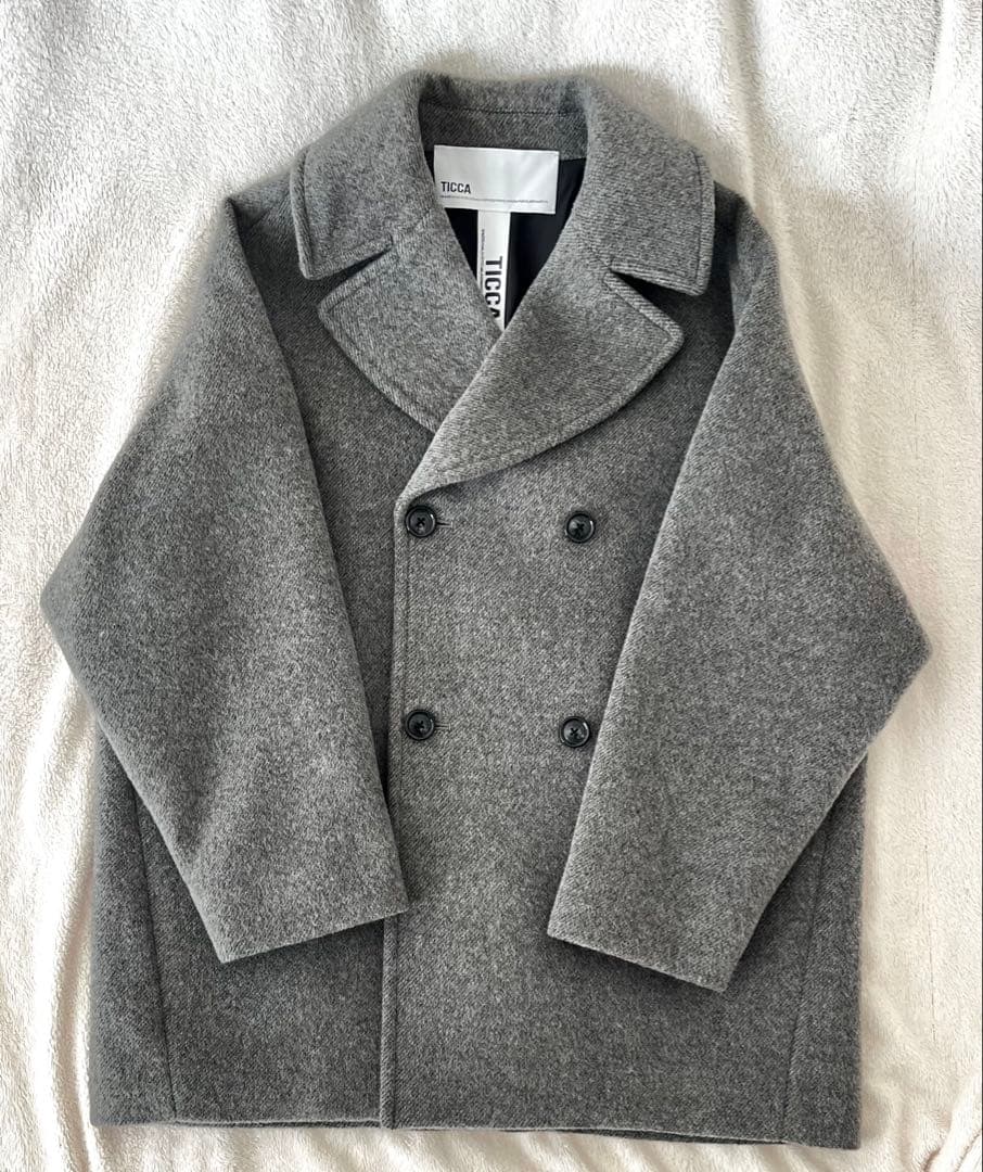 TICCA ティッカ ピーコート 2025 グレー 美品