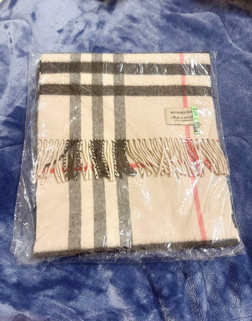 MSH BURBERRY マフラー 正規品 カシミヤ100%