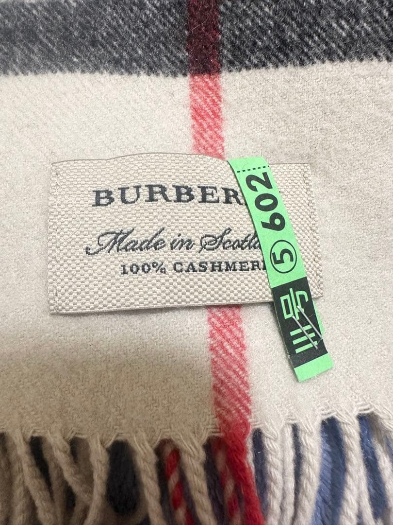 MSH BURBERRY マフラー 正規品 カシミヤ100%