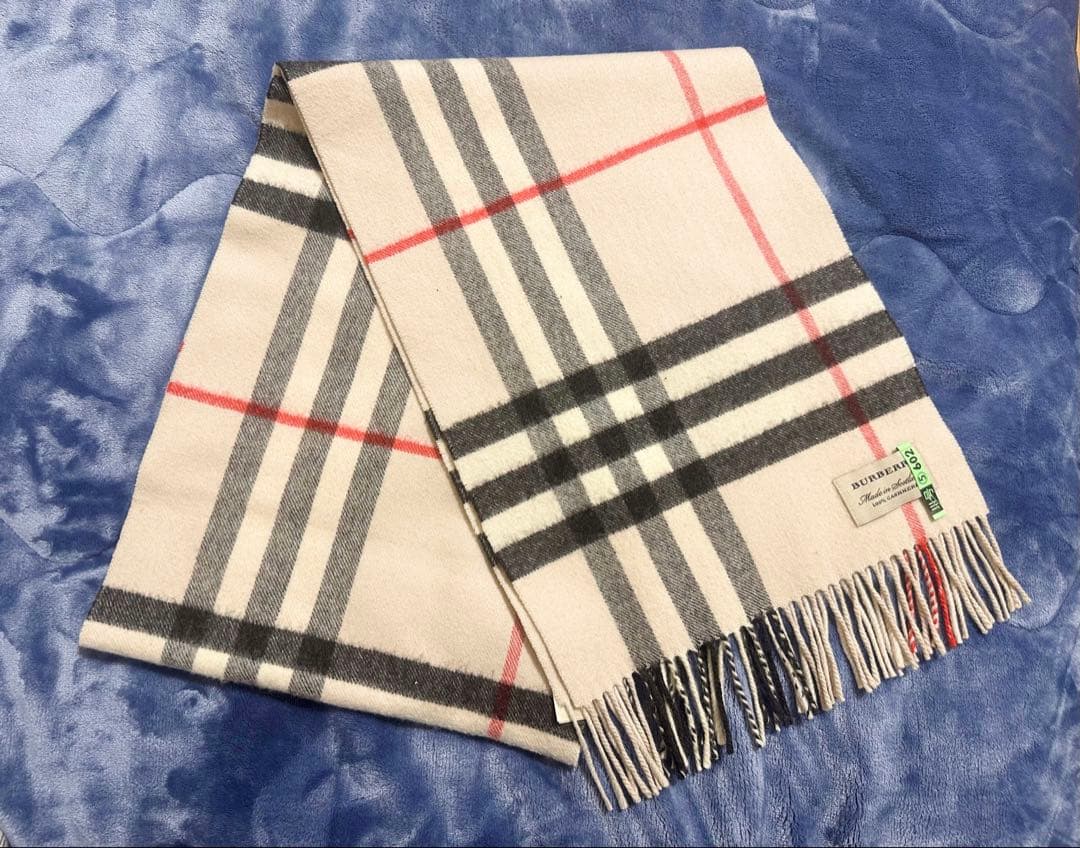 MSH BURBERRY マフラー 正規品 カシミヤ100%