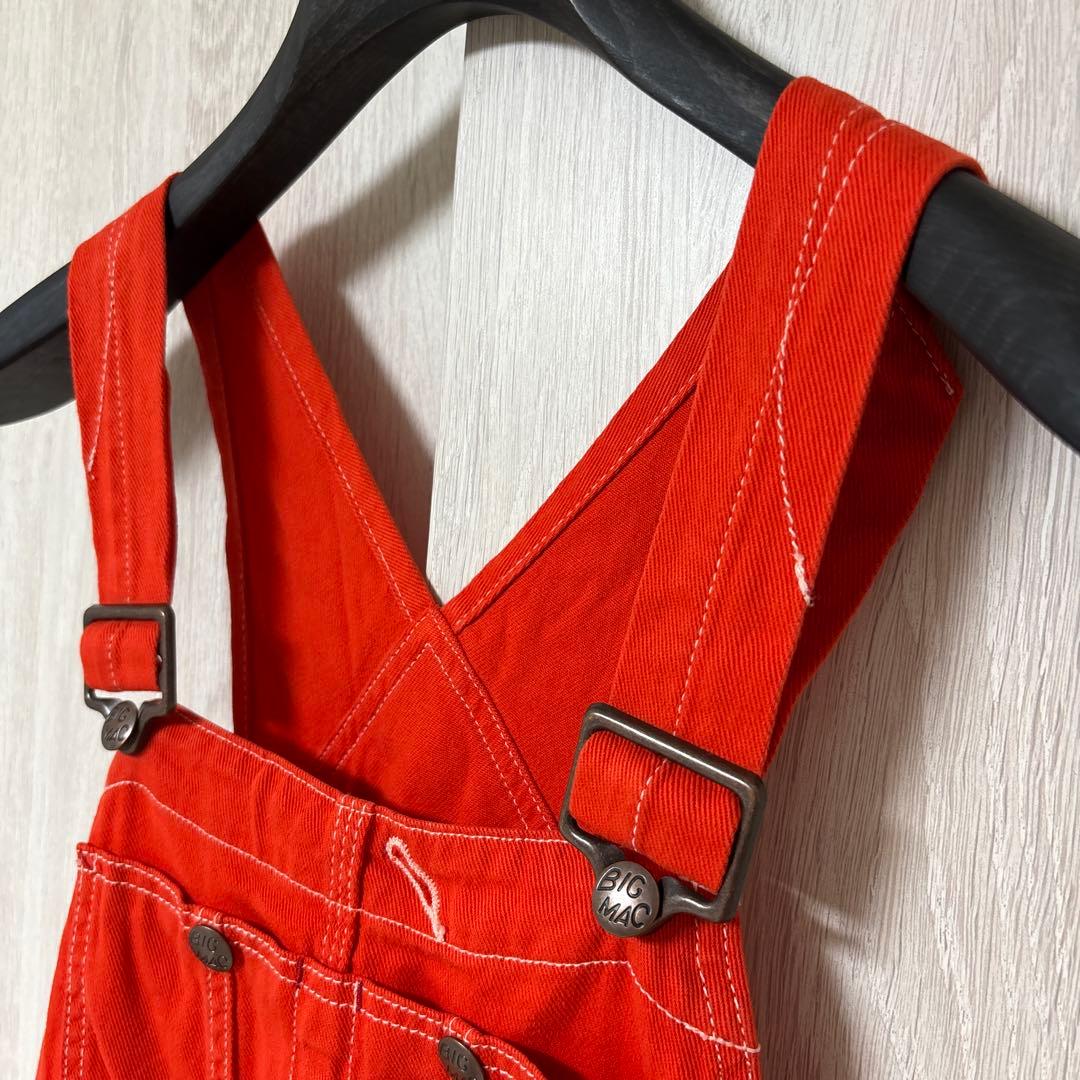 BEAMS BOY BIG MAC オーバーオール　オレンジ