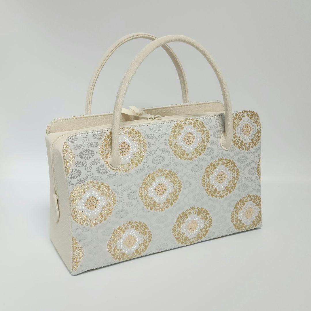 和装バッグ　利休バッグ　金蘭織物 入卒式　結婚式　商品番号:519