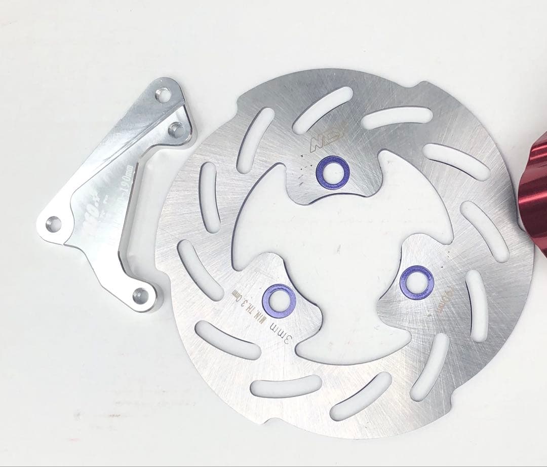 Dio-ZX/Smart-Dio-Z4用190mm大径ディスク キット赤