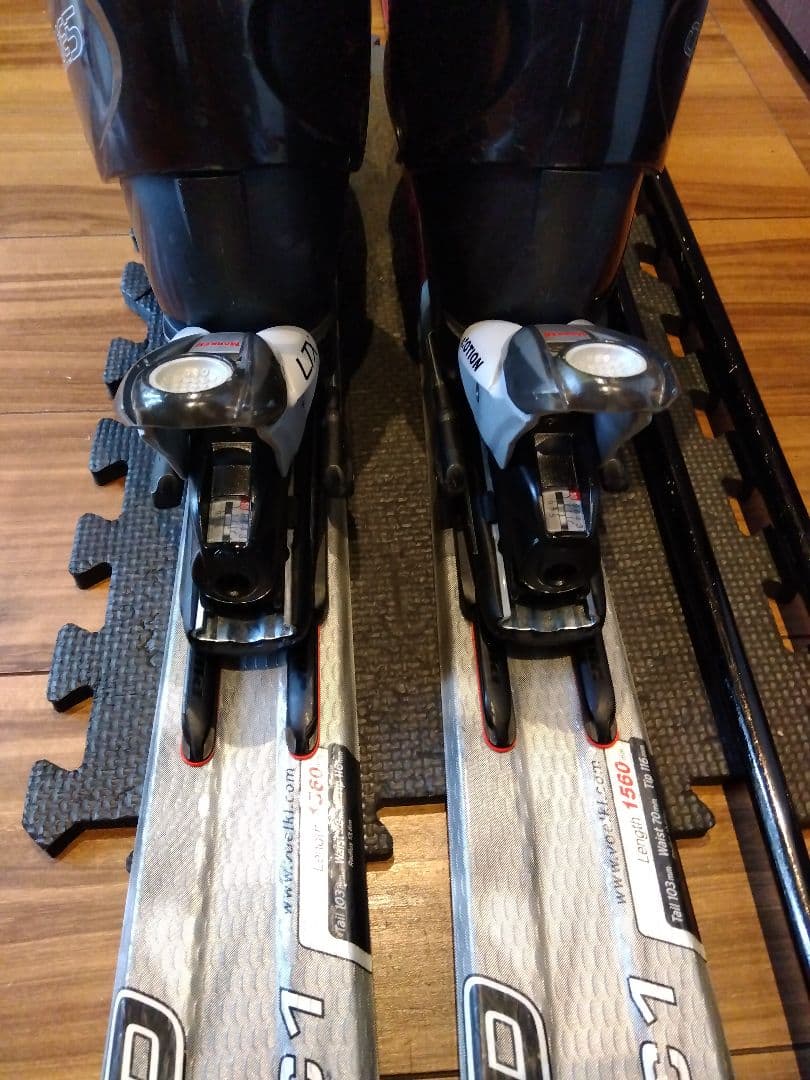 程度良好‼️VOLKL 156/男女兼用/スキーセット・メンテ・WAX済み✔