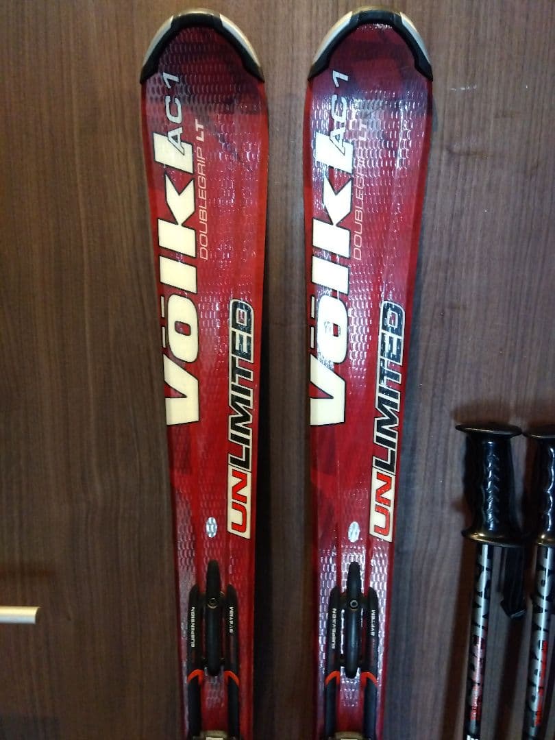 程度良好‼️VOLKL 156/男女兼用/スキーセット・メンテ・WAX済み✔