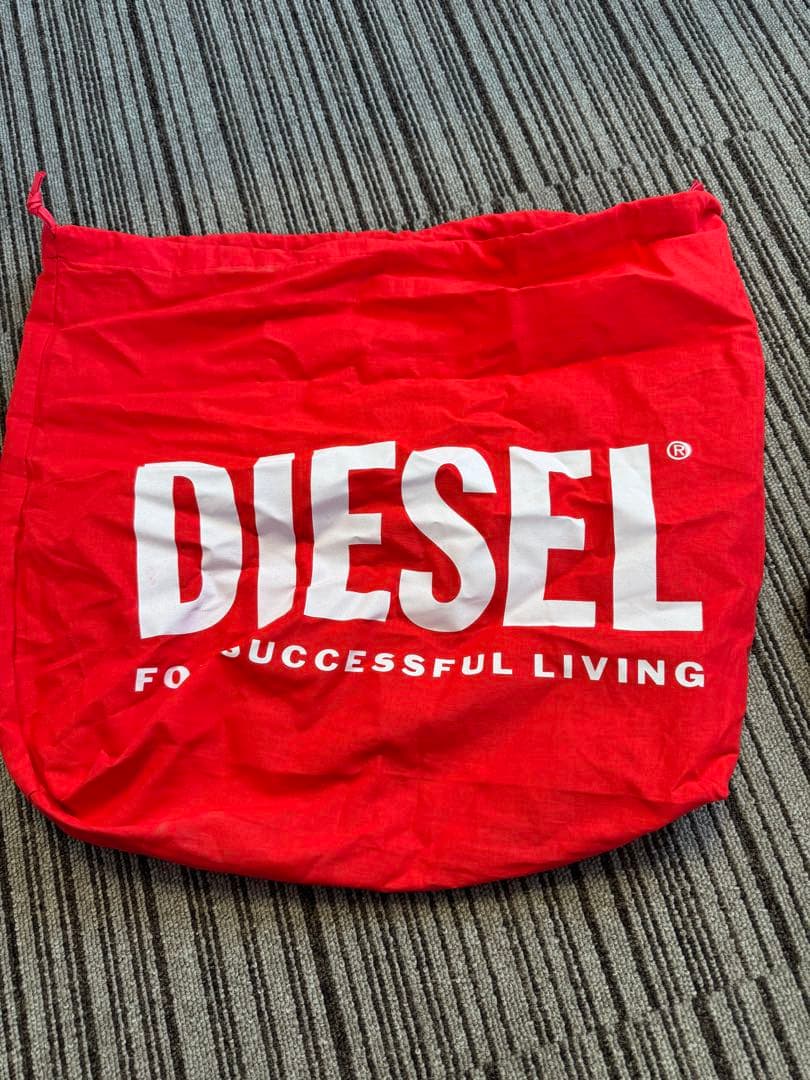 DIESEL デニム　キルティングショルダーバッグ グレー