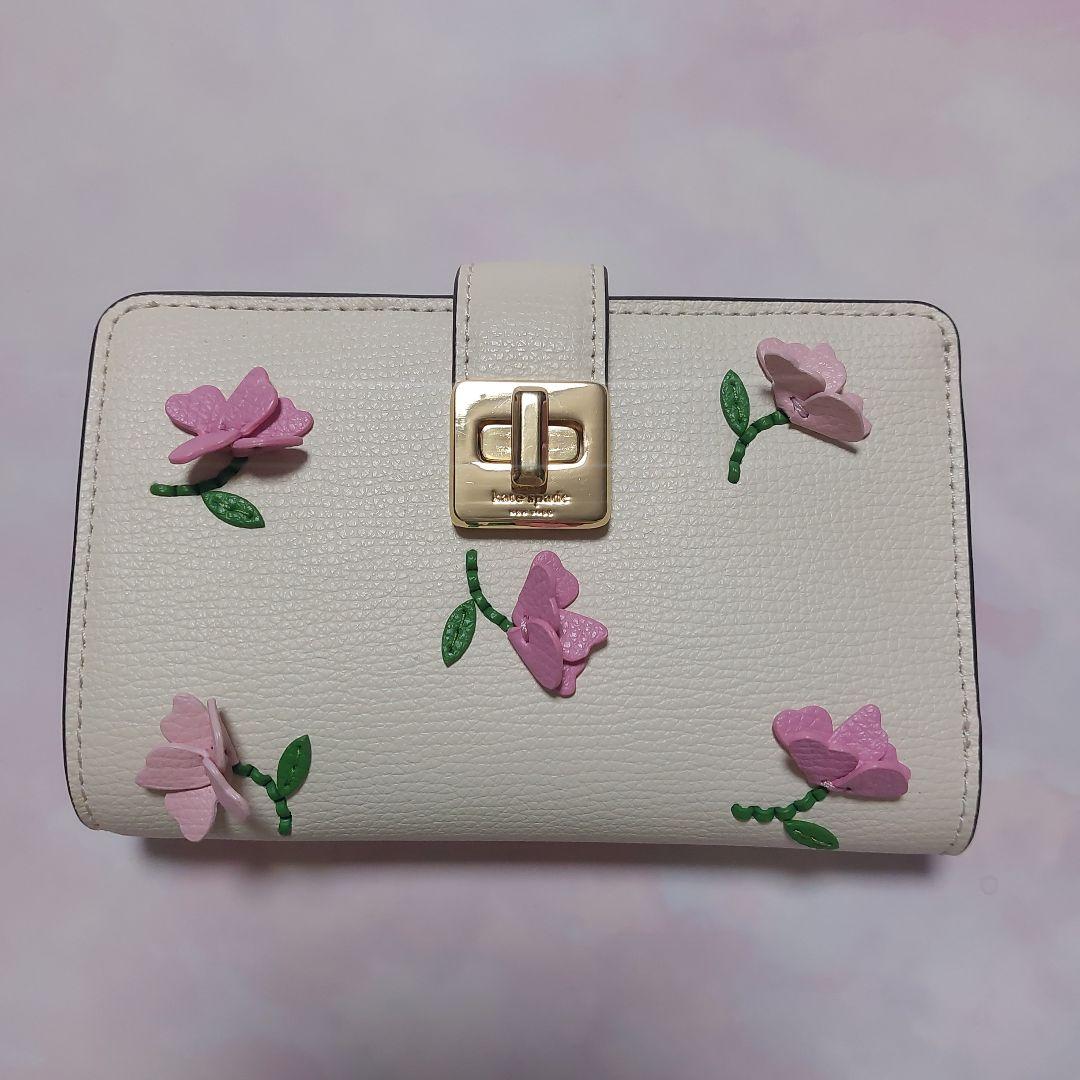 2026福袋 kate spade 花柄 二つ折り財布 ケイトスペード