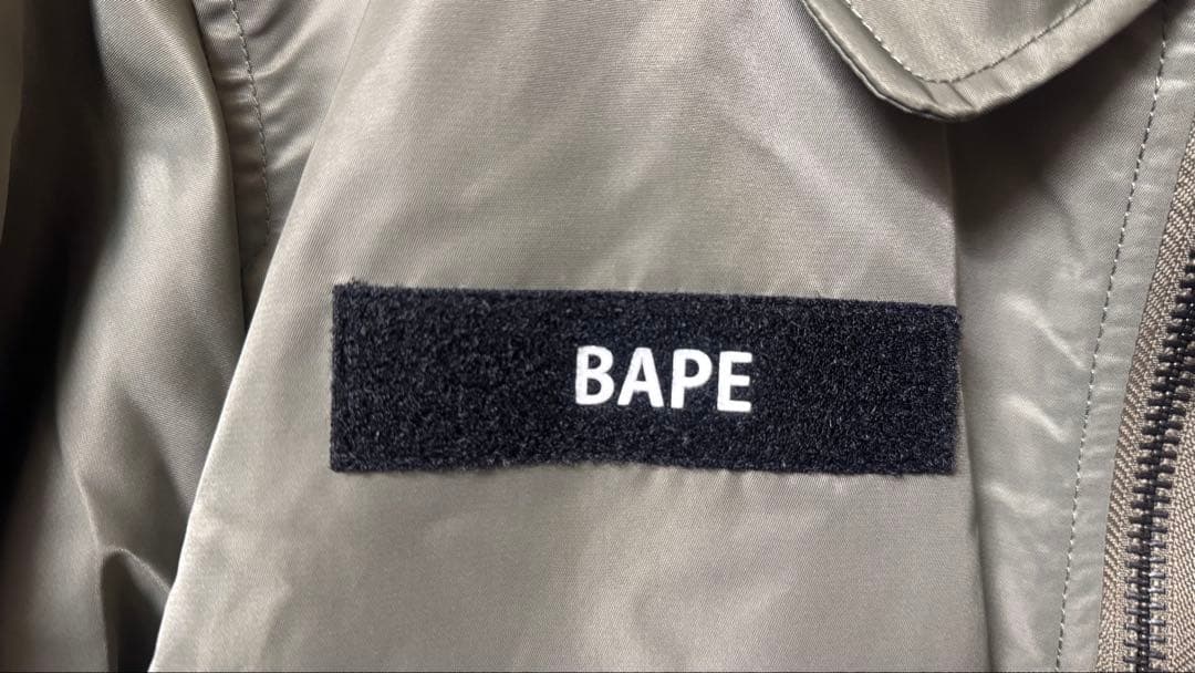 希少 A BATHING APEエイプ　MA-1