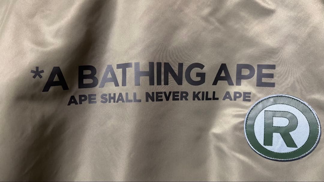 希少 A BATHING APEエイプ　MA-1