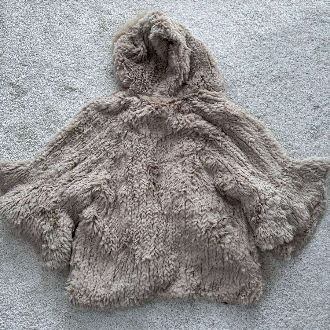 グレースコンチネンタル レッキス ラビット フォックス ファー ポンチョ 36