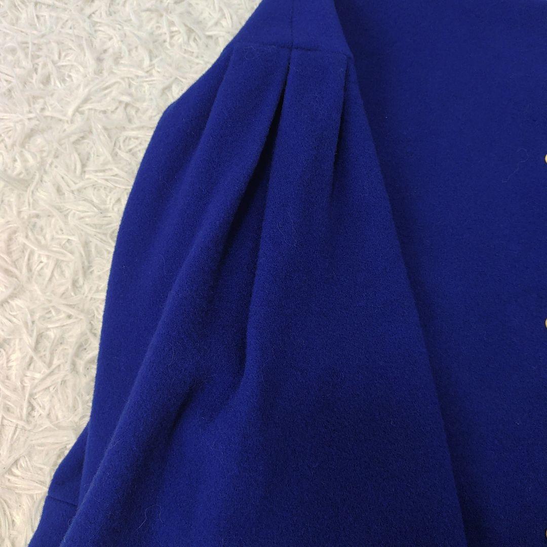 UNITED ARROWS　Wメタルノーカラーショートコート