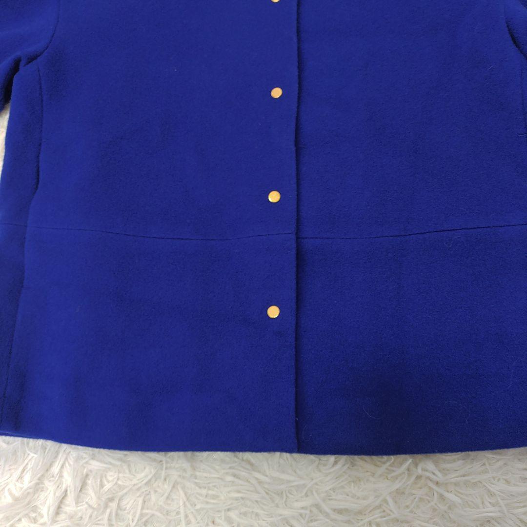 UNITED ARROWS　Wメタルノーカラーショートコート