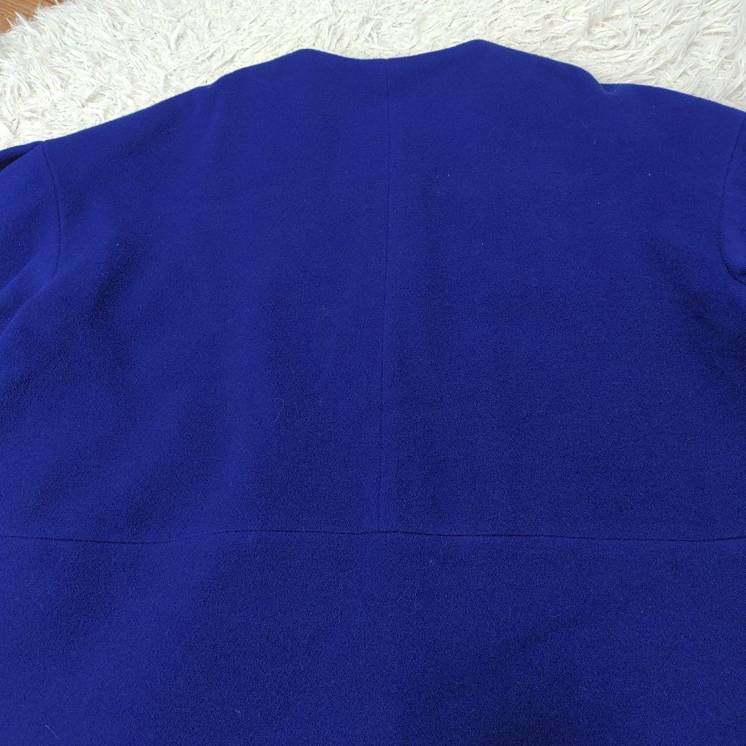 UNITED ARROWS　Wメタルノーカラーショートコート