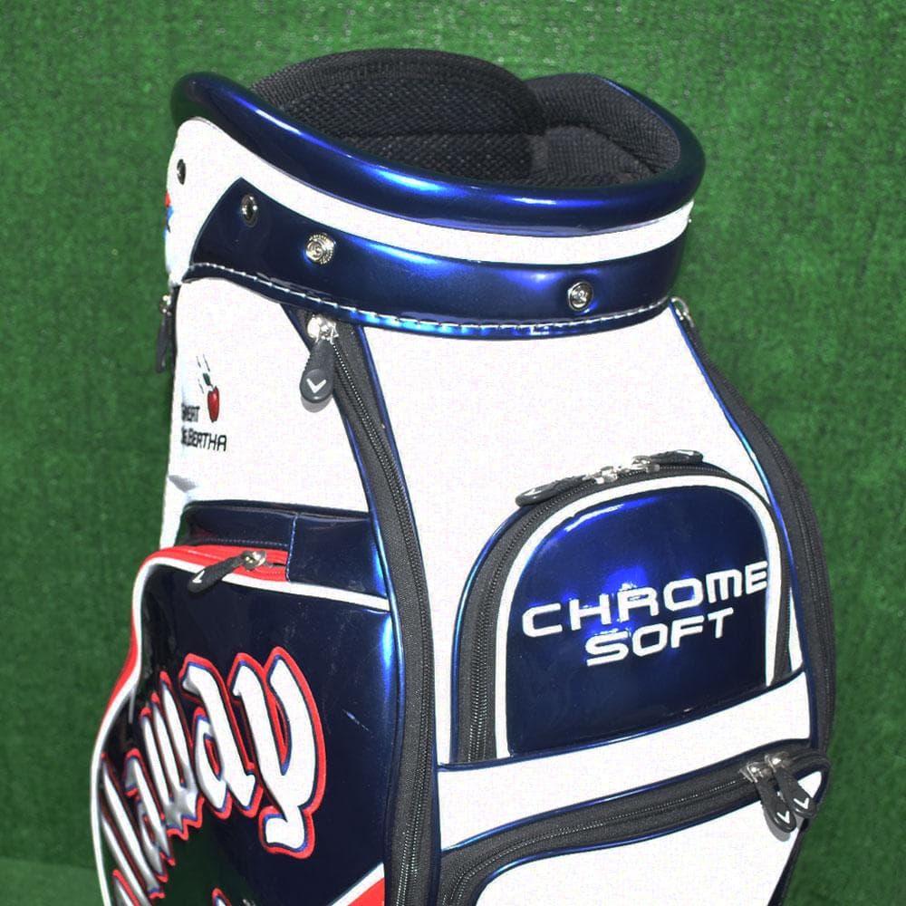 おやじ/キャロウェイ 3点式ショルダーキャディバッグ 9.5型 中古！