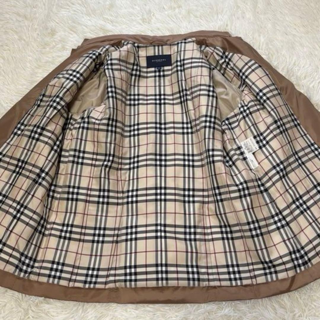 【Burberry】バーバリー ダウンジャケット ライトダウン ブラウン 美品