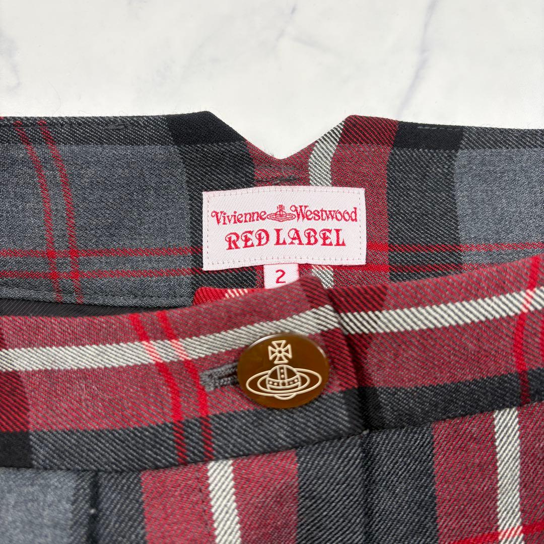 ヴィヴィアンウエストウッド チェックトラウザー パンツ ボトムス サイズ2