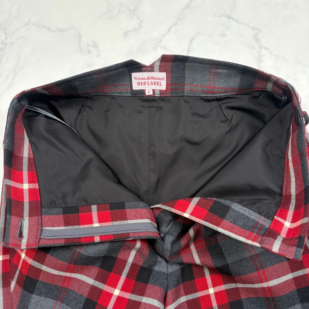 ヴィヴィアンウエストウッド チェックトラウザー パンツ ボトムス サイズ2